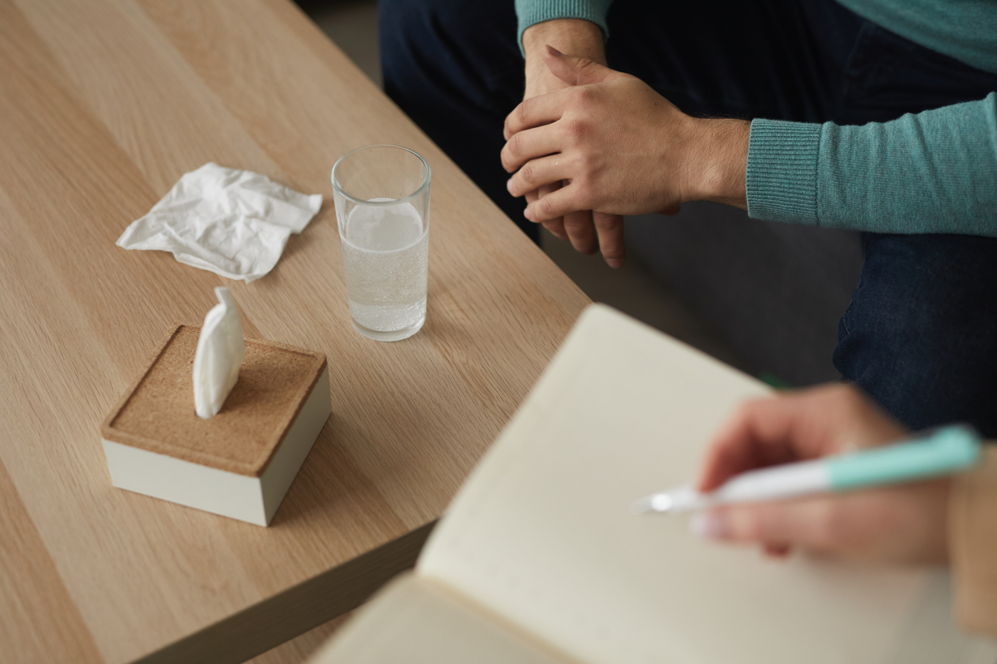 Psychology therapy at office